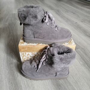 UGG Mini Alpine Lace Suede Boot